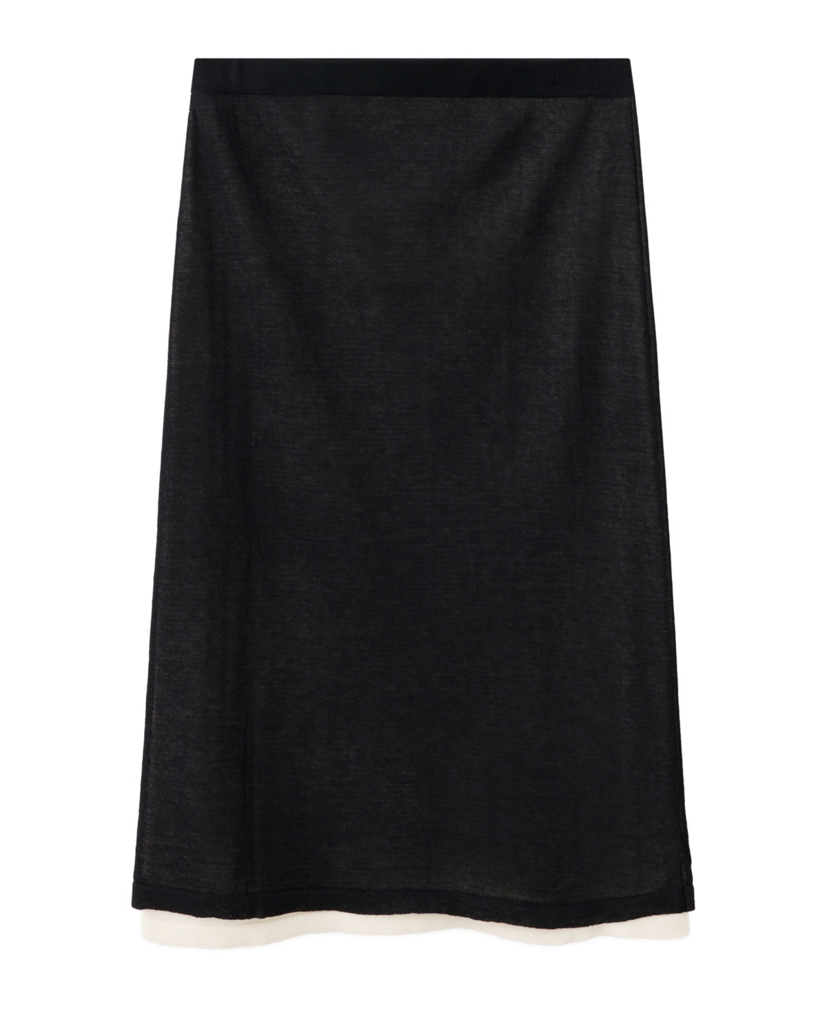Mango Women’s Combined Pencil Midi Skirt – Black Mango Women’s Combined Pencil Midi Skirt – Black