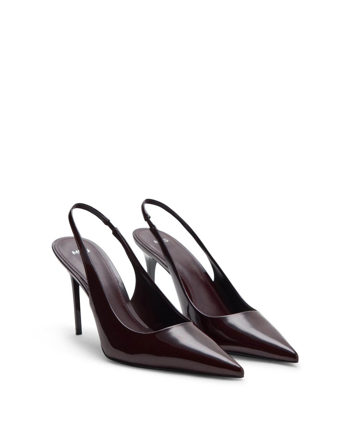 Mango Women’s Patent Heeled Shoes – Burgundy Mango Women’s Patent Heeled Shoes – Burgundy