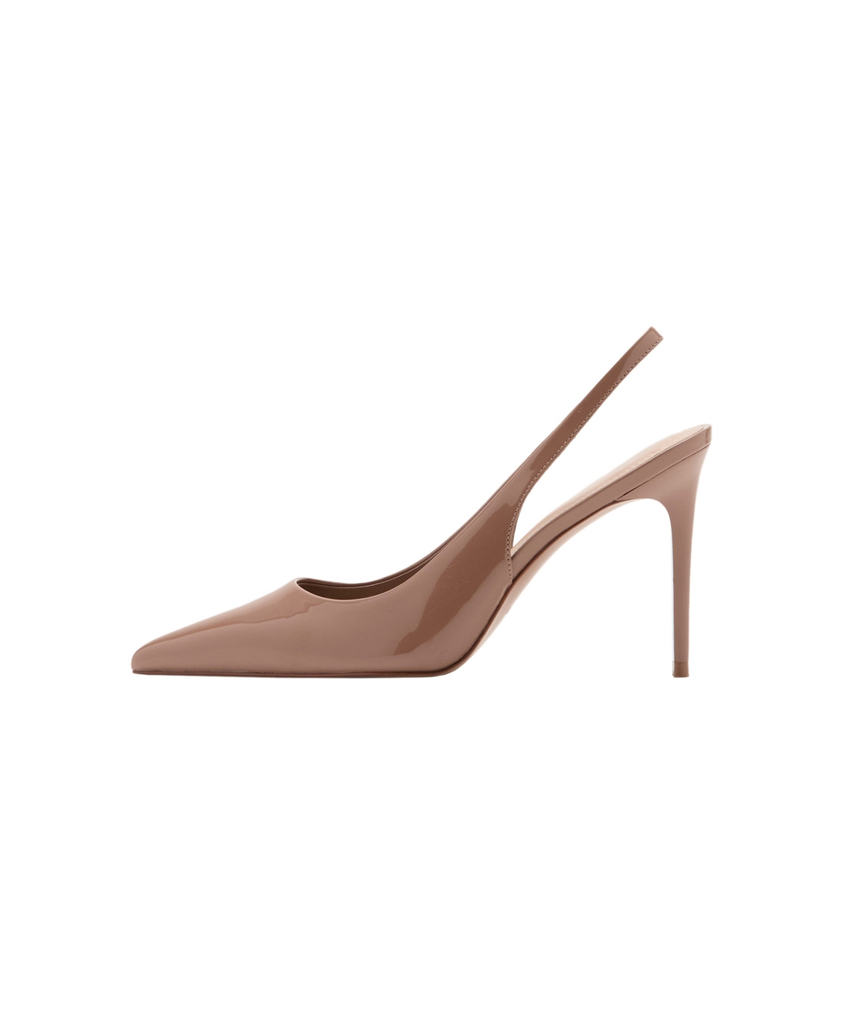 Mango Women’s Patent Heeled Shoes – Nude Mango Women’s Patent Heeled Shoes – Nude