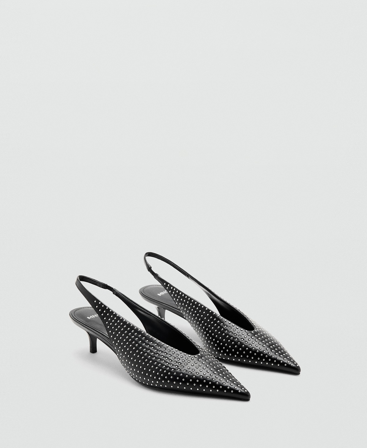 Mango Women’s Rhinestone Heel Shoes – Black Mango Women’s Rhinestone Heel Shoes – Black