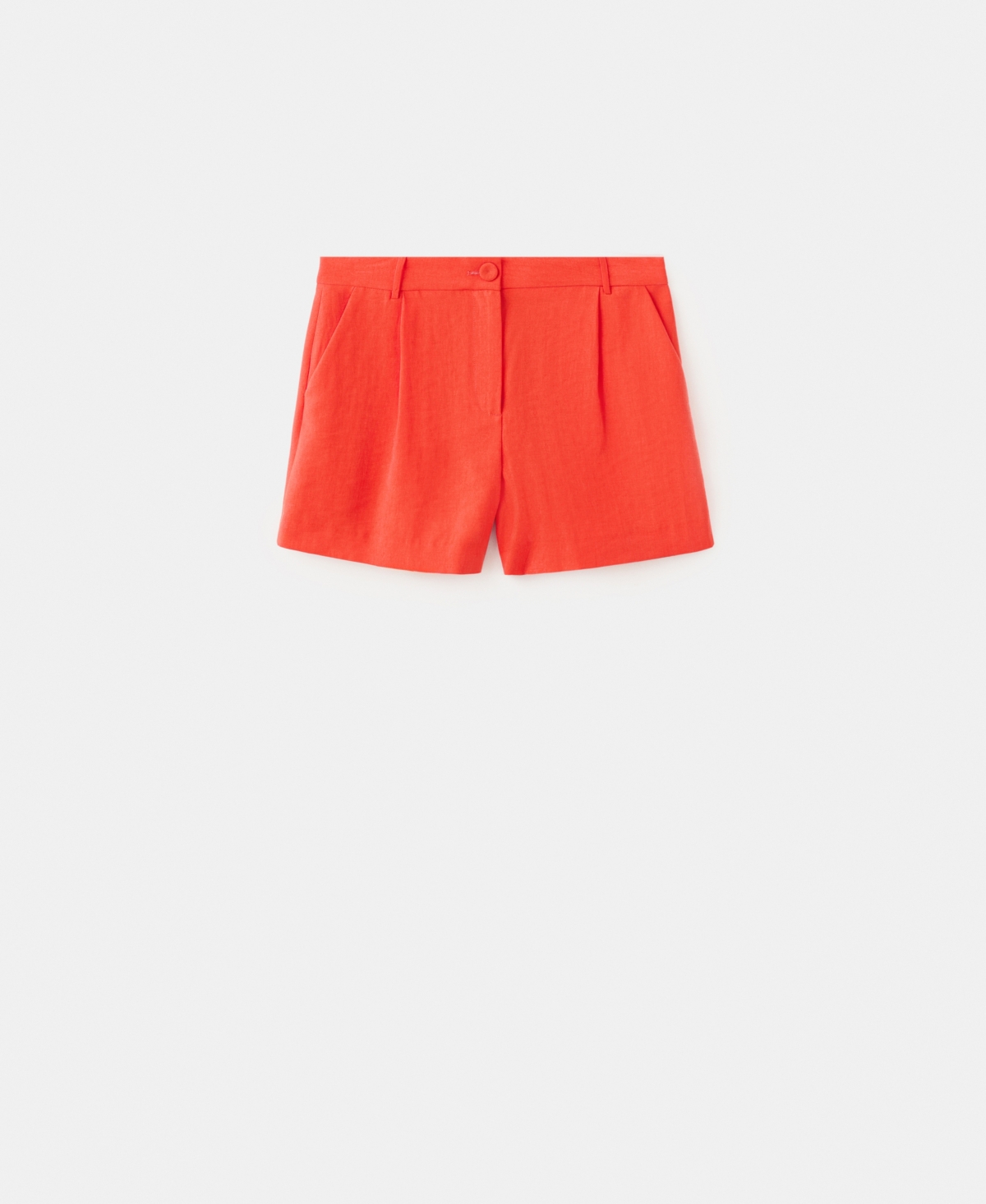 Mango Women’s Straight-Fit Lyocell Bermuda Shorts – Clementine Mango Women’s Straight-Fit Lyocell Bermuda Shorts – Clementine