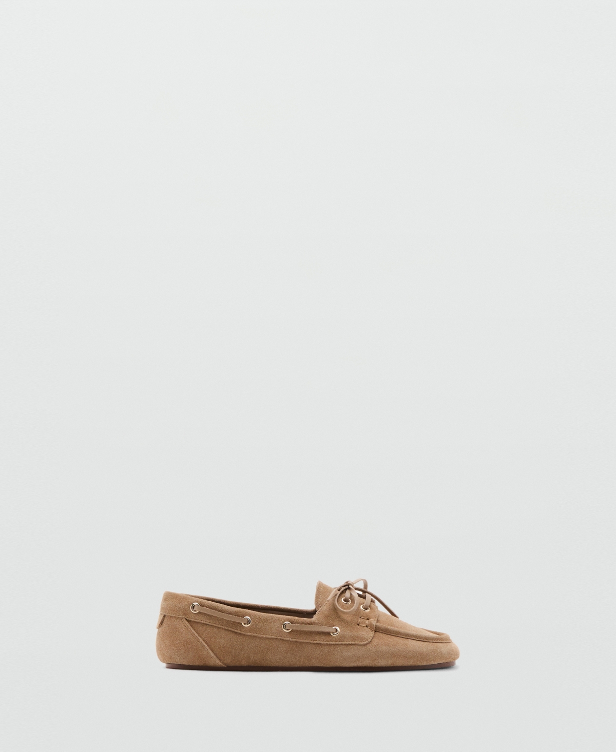 Mango Women’s Suede Driving Shoes – Sand Mango Women’s Suede Driving Shoes – Sand