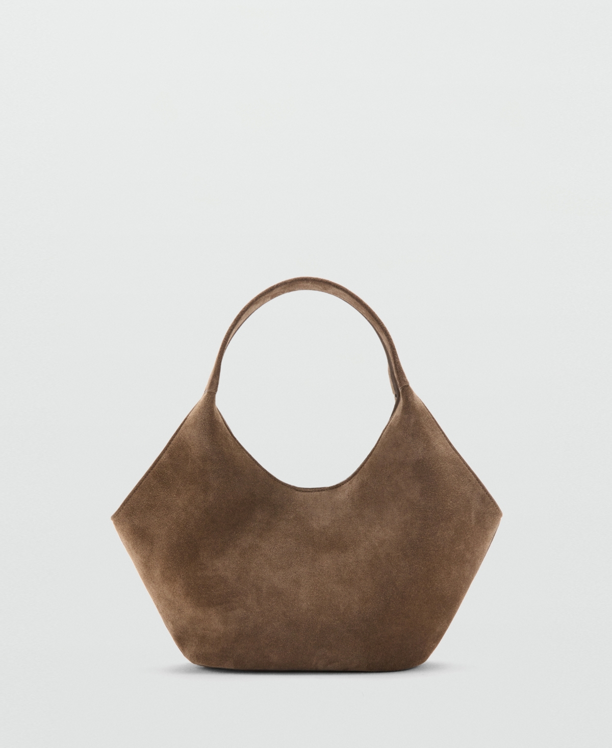 Mango Women’s Suede Handbag – Brown Mango Women’s Suede Handbag – Brown