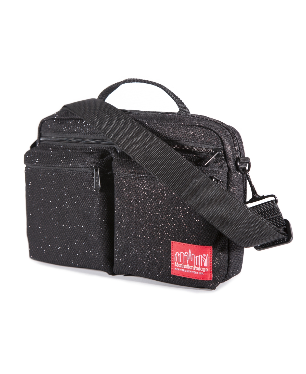 Manhattan Portage Albany Midnight Shoulder Bag – Black