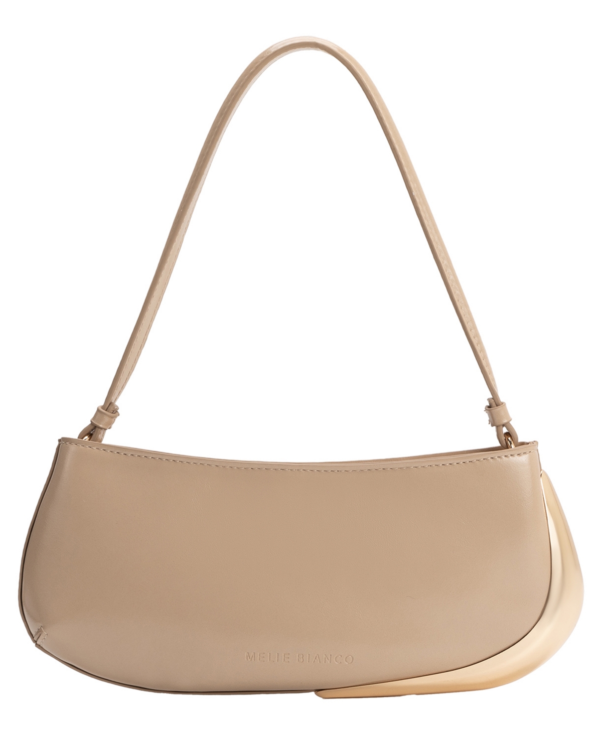 Melie Bianco Sade Small Shoulder Handbag – Nude Melie Bianco Sade Small Shoulder Handbag – Nude
