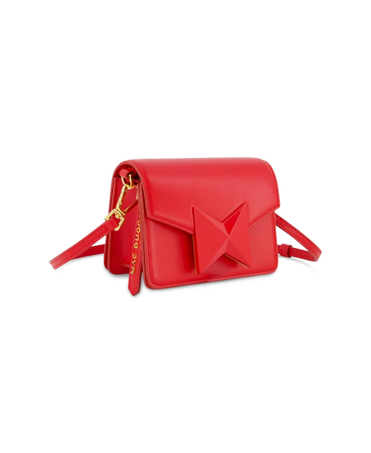 Mini Leather Gold Strap Crossbody Bag – Cherry Mini Leather Gold Strap Crossbody Bag – Cherry