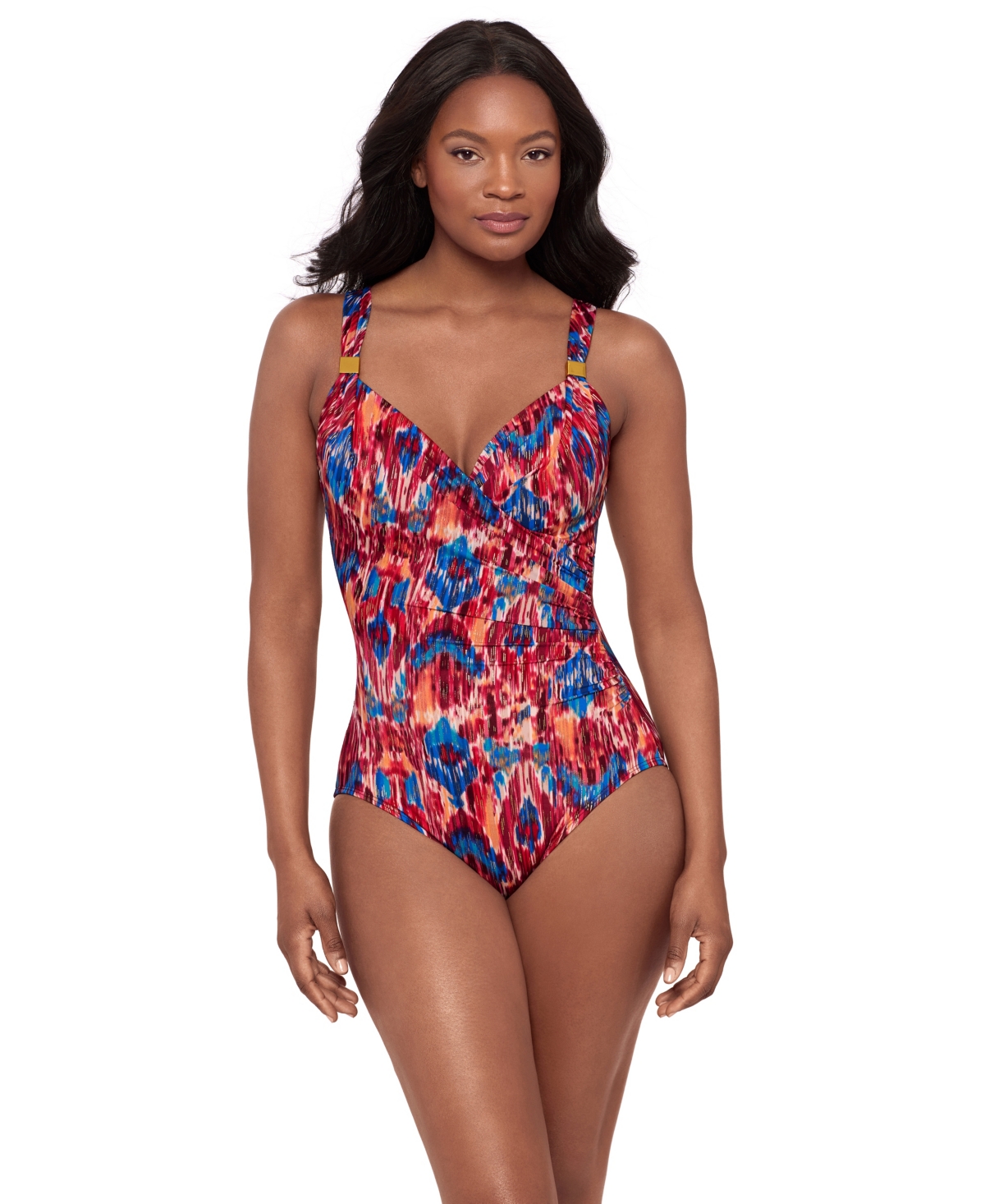 Miraclesuit Women’s Dorado Siren Underwired One-Piece Swimsuit – Ikat
