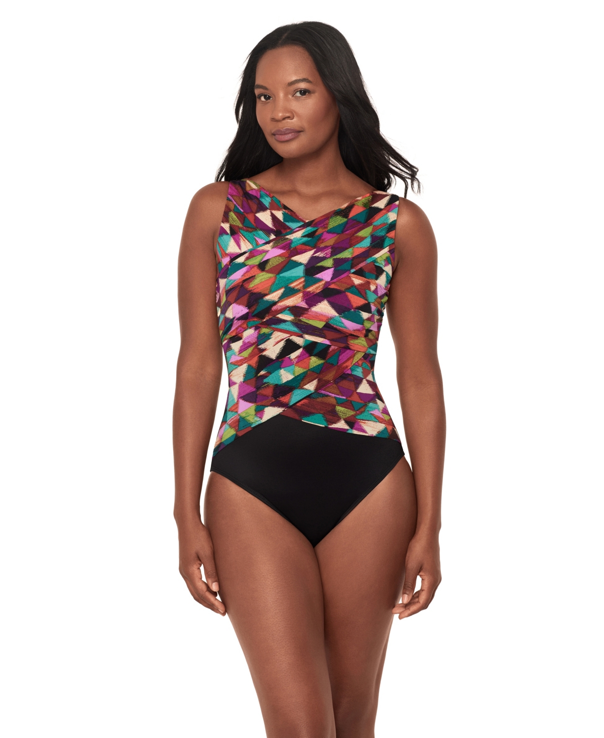 Miraclesuit Women’s Farfalle Brio Underwire One-Piece Swimsuit – Farfalle