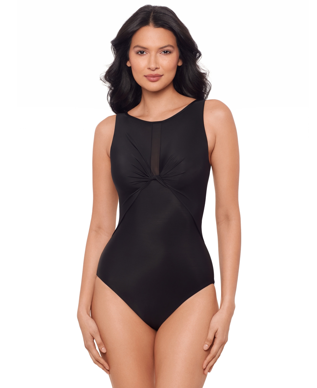 Miraclesuit Women’s Network News Evoke Underwired One-Piece Swimsuit – Black
