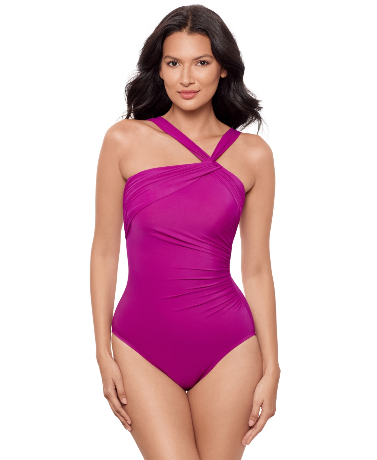 Miraclesuit Women’s Rock Solid Europa One Piece Swimsuit – Framboise Miraclesuit Women’s Rock Solid Europa One Piece Swimsuit – Framboise