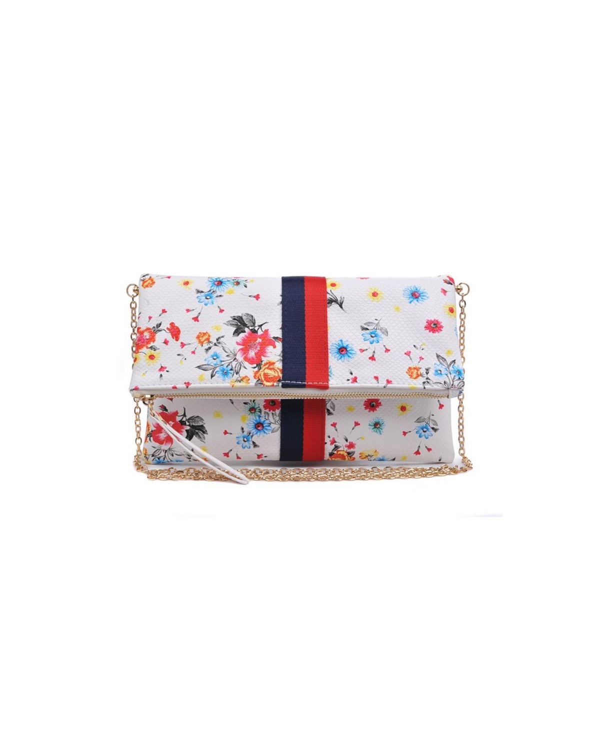 Moda Luxe Jules Print Clutch – White Moda Luxe Jules Print Clutch – White