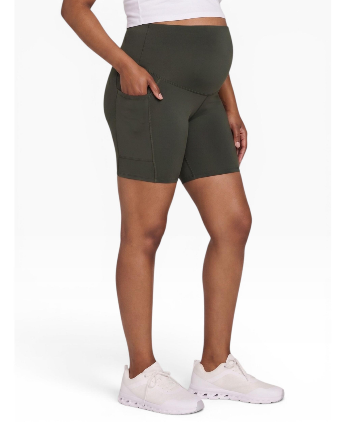 Motherhood Maternity Women’s Motherhood 6 1/2″ Active Pocket Biker Short – Deep depths Motherhood Maternity Women’s Motherhood 6 1/2″ Active Pocket Biker Short – Deep depths