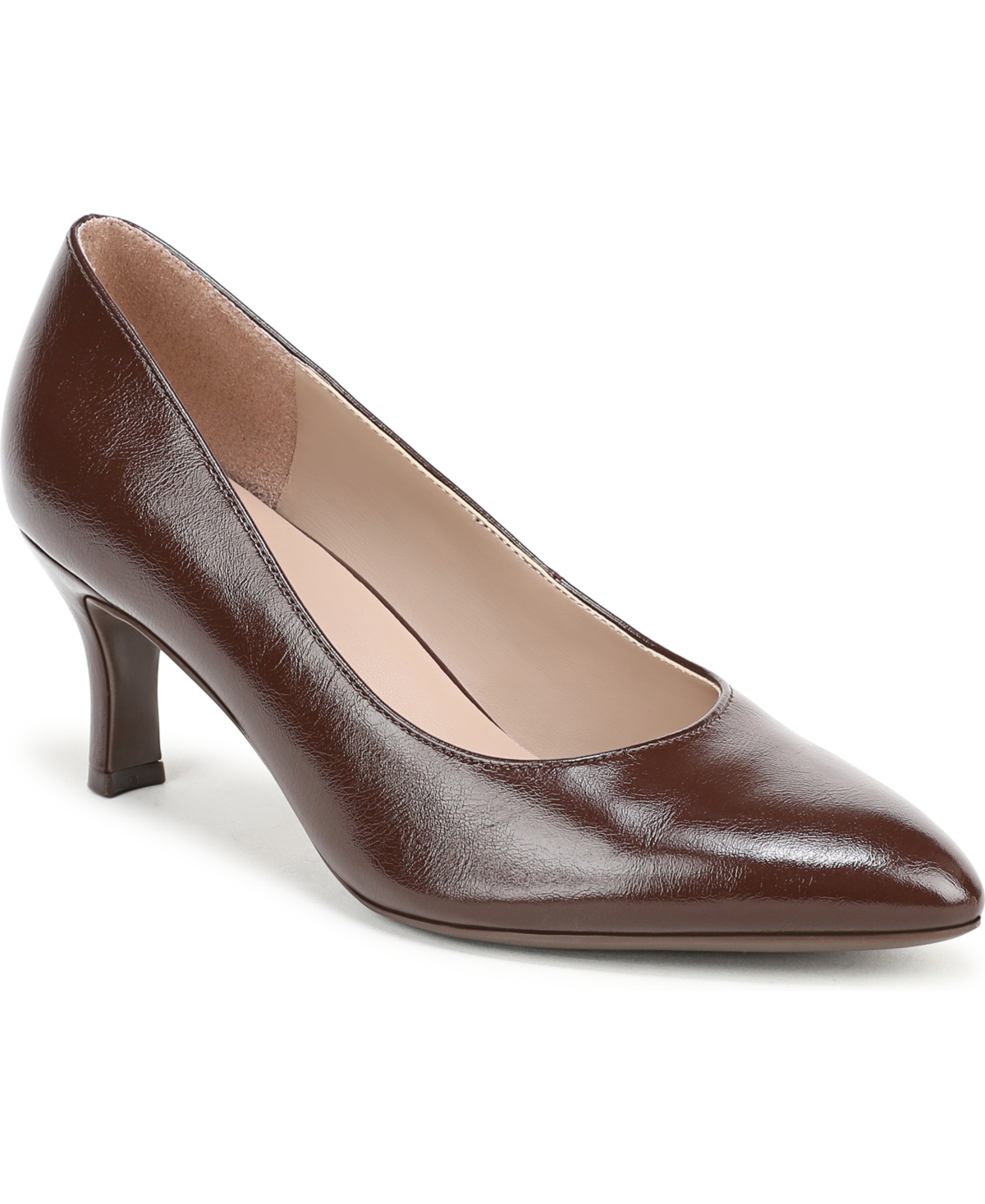 Naturalizer Women’s Flora Pump Shoes – Cappuccino Brown Faux Leather Naturalizer Women’s Flora Pump Shoes – Cappuccino Brown Faux Leather