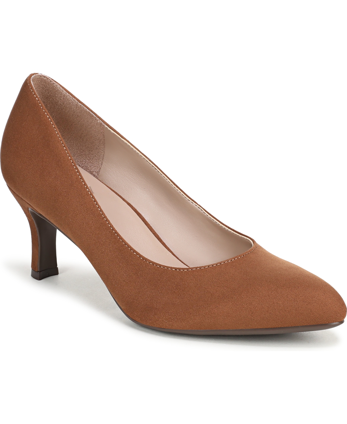 Naturalizer Women’s Flora Pump Shoes – Dark Chestnut Brown Microfiber