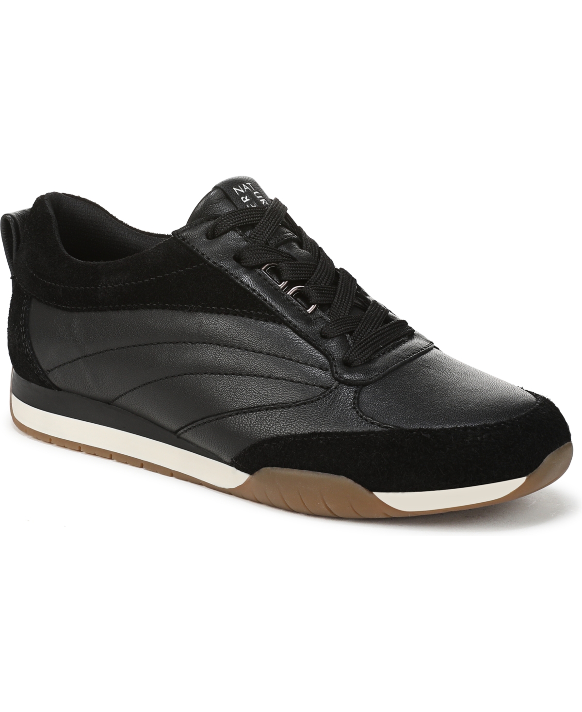 Naturalizer Women’s Tao Lace-Up Shoes – Black Leather Suede Naturalizer Women’s Tao Lace-Up Shoes – Black Leather Suede