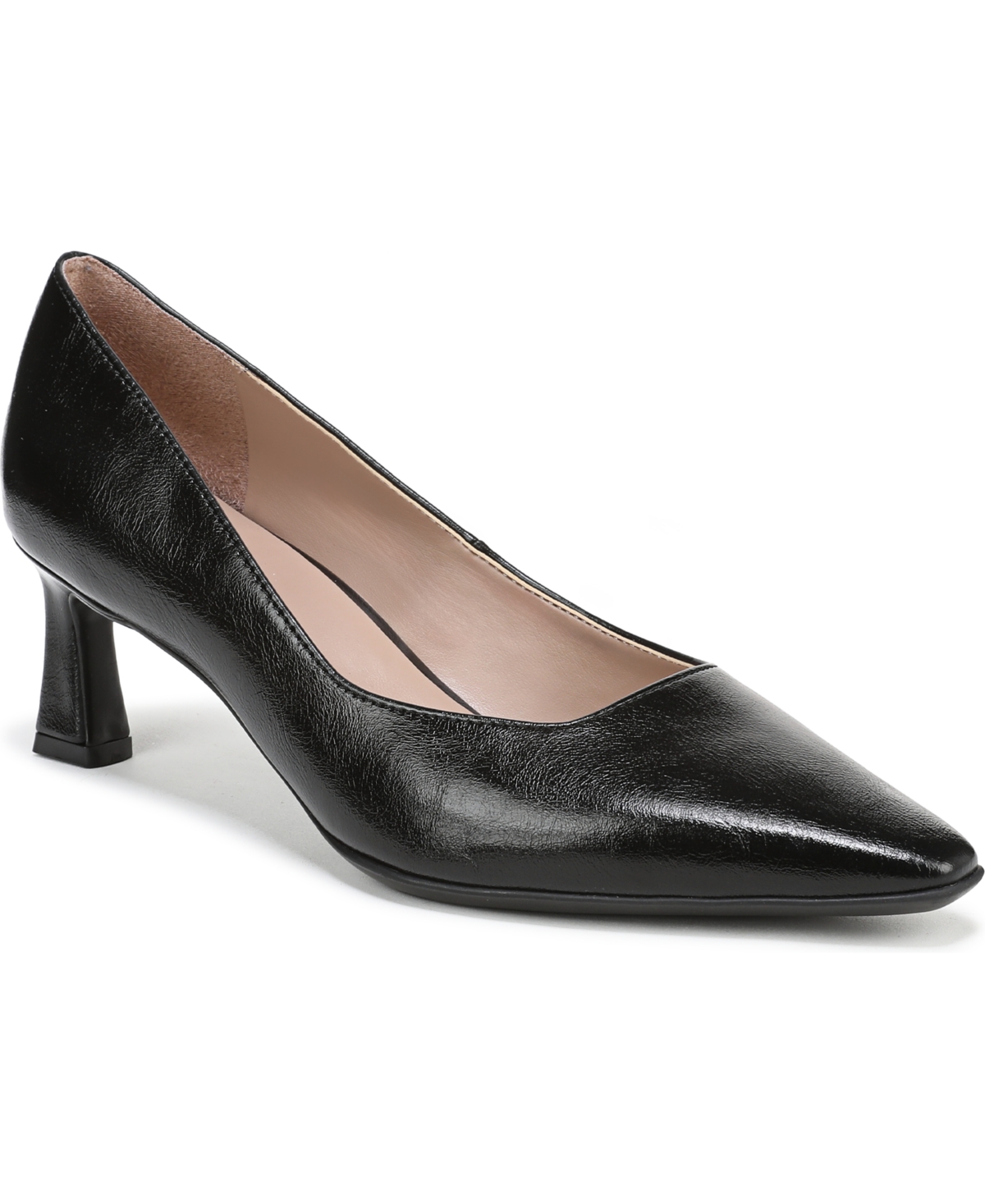 Naturalizer Women’s Tylan Point Toe Pump Shoes – Black Faux Leather Naturalizer Women’s Tylan Point Toe Pump Shoes – Black Faux Leather