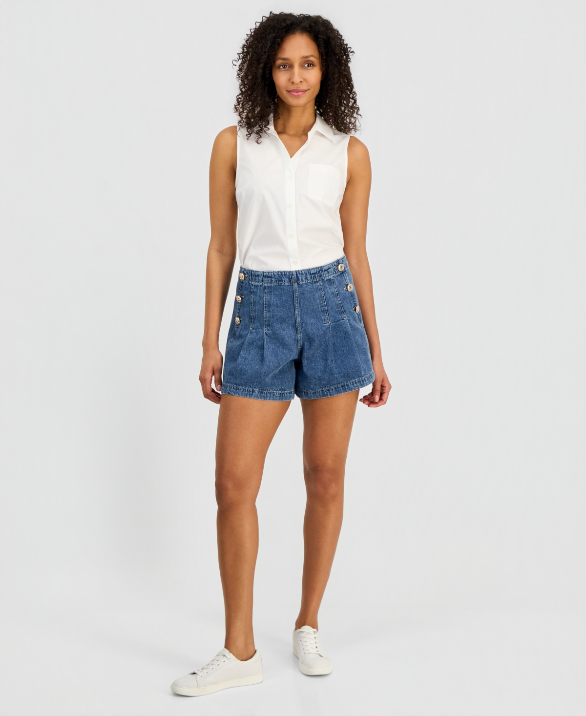 Nautica Women’s Denim Sailor Shorts – Annie Wash Nautica Women’s Denim Sailor Shorts – Annie Wash