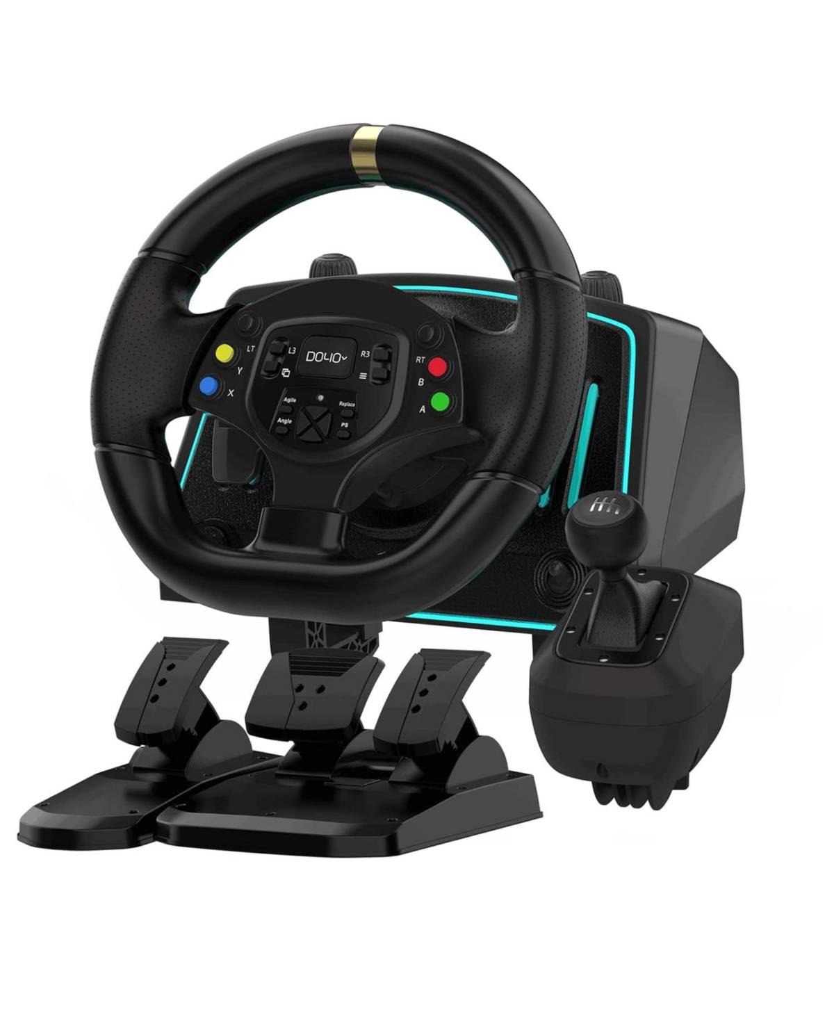 Nbcp Racing Wheel, Gaming Steering Wheels 1080° Driving Sim Car Simulator with Pedals Clutch Paddle Gear Shifters for Xbox One/Xbox Series X S/ P Nbcp Racing Wheel, Gaming Steering Wheels 1080° Driving Sim Car Simulator with Pedals Clutch Paddle Gear Shifters for Xbox One/Xbox Series X S/ P