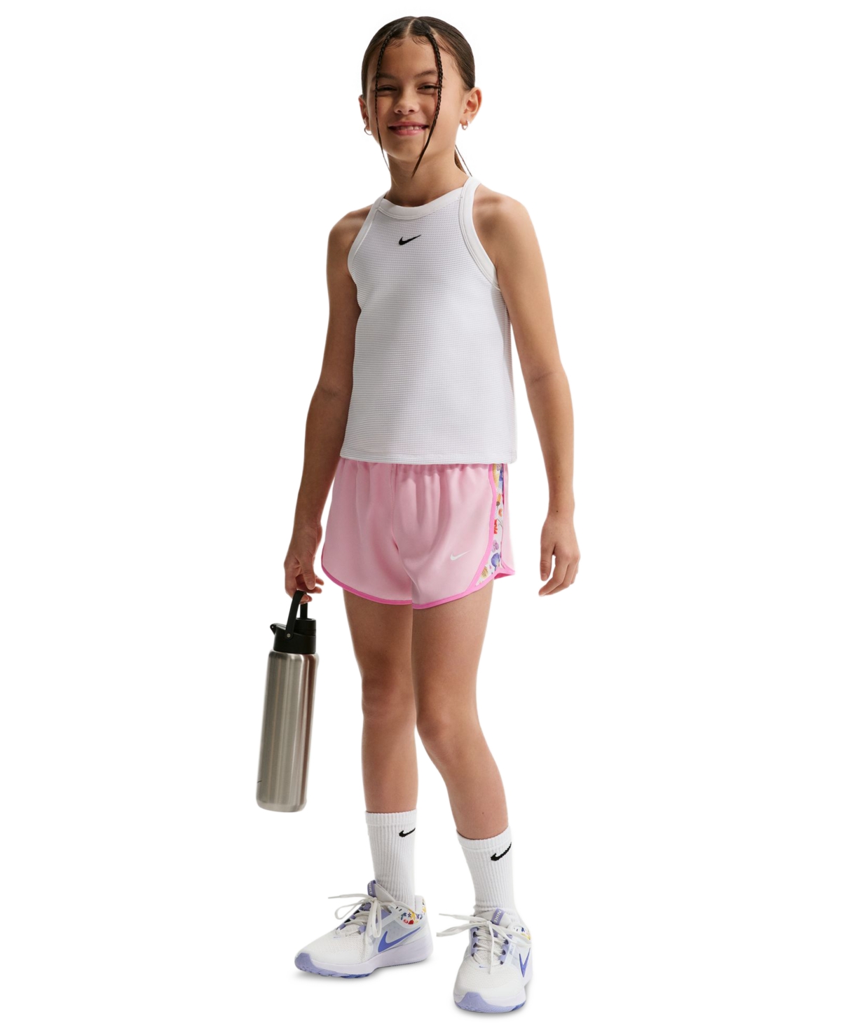 Nike Girls’ 7-16 Tempo Dri-fit Running Shorts – Soft Pink Nike Girls’ 7-16 Tempo Dri-fit Running Shorts – Soft Pink
