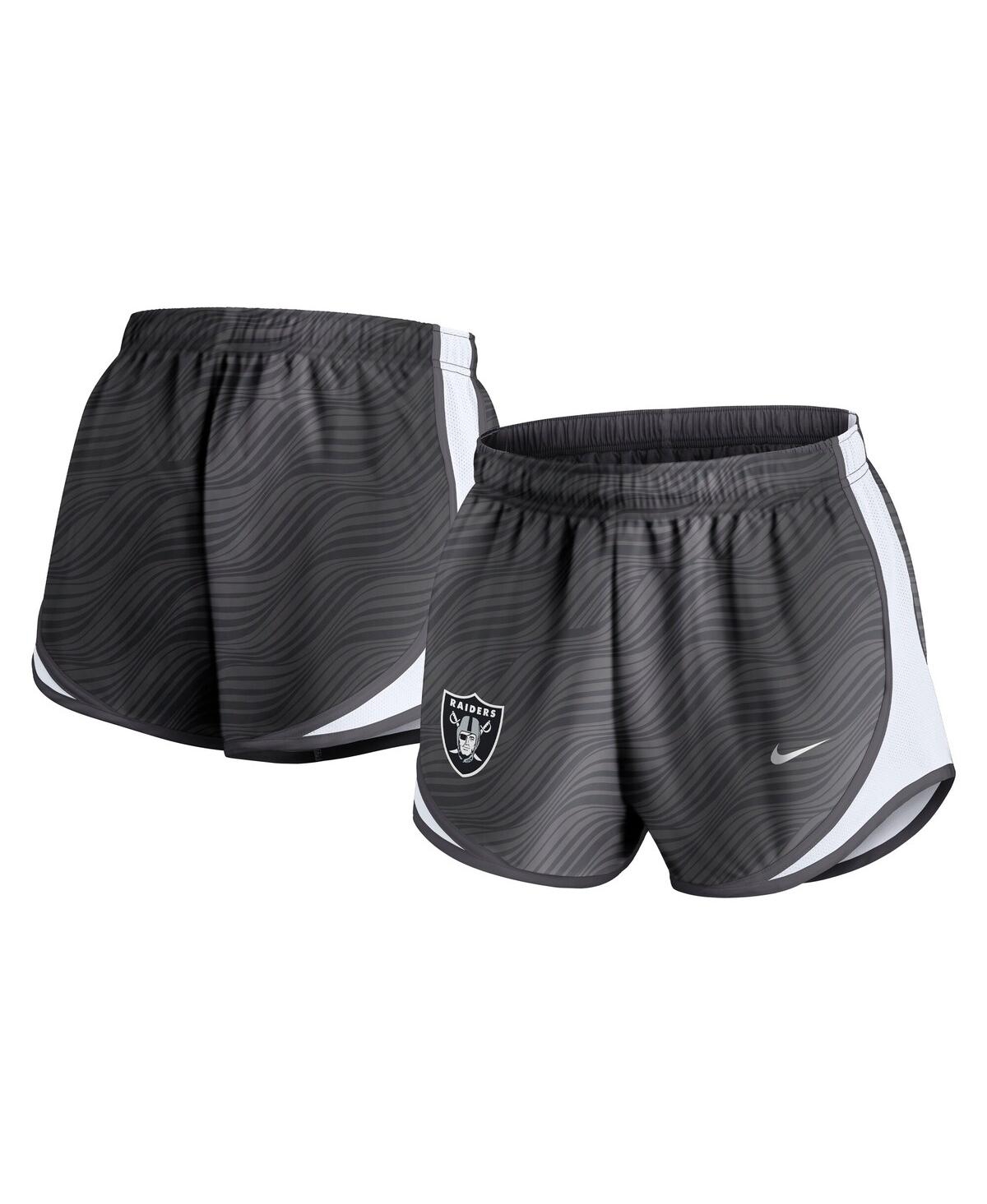 Nike Women’s Anthracite Las Vegas Raiders Tempo Performance Shorts – Anthracite Nike Women’s Anthracite Las Vegas Raiders Tempo Performance Shorts – Anthracite