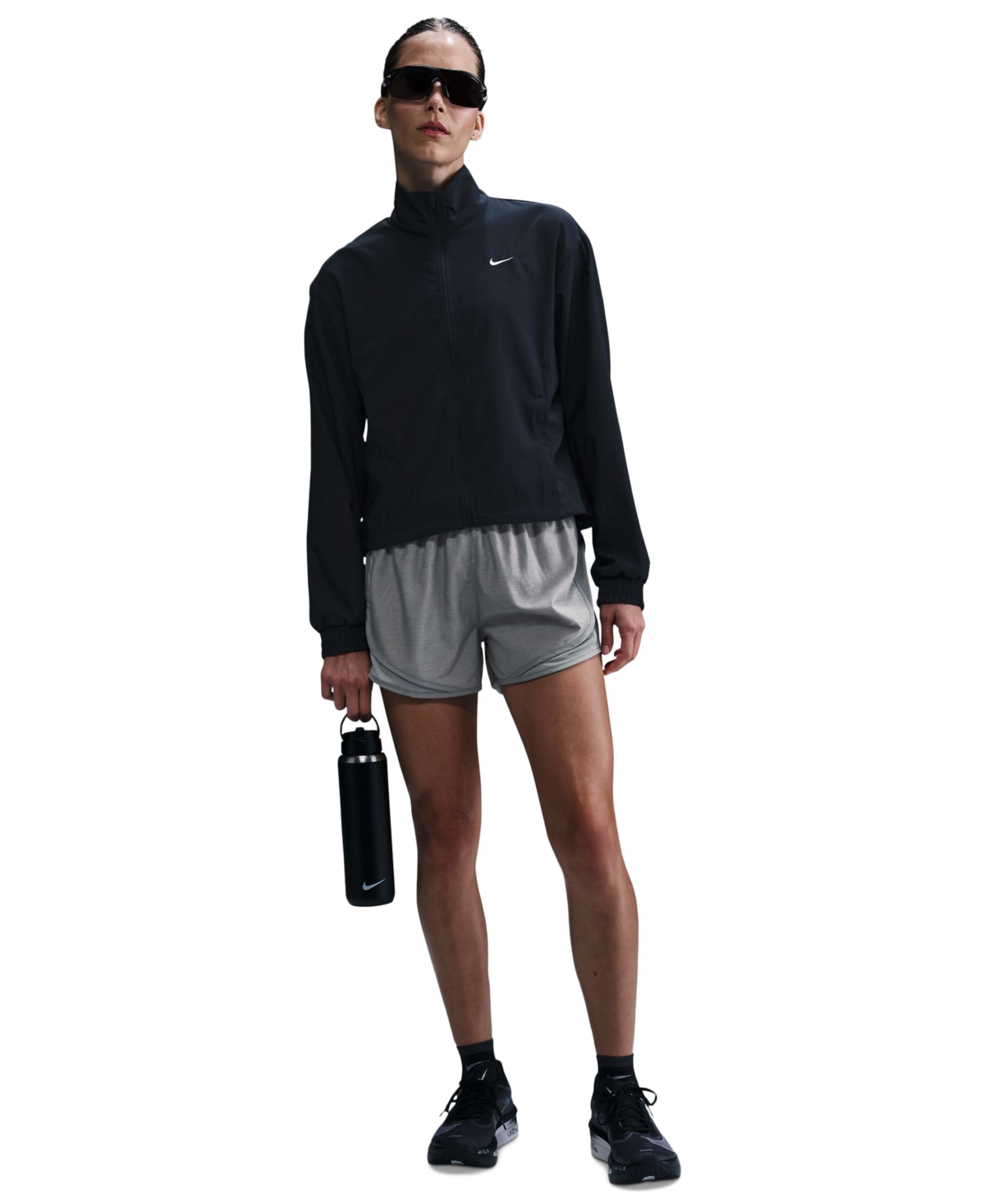 Nike Women’s Tempo Dri-fit Mid Rise Running Shorts – Smoke Gray/Reflective Silver Nike Women’s Tempo Dri-fit Mid Rise Running Shorts – Smoke Gray/Reflective Silver