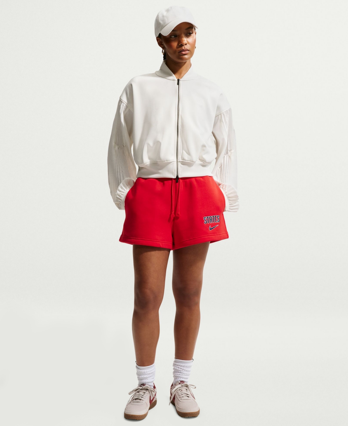 Nike Women’s Usmnt Phoenix High-Waisted Shorts – University Red Nike Women’s Usmnt Phoenix High-Waisted Shorts – University Red
