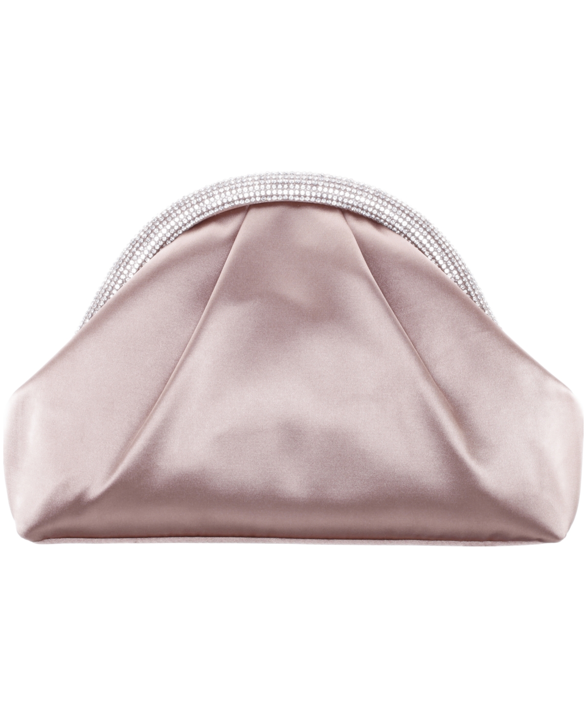 Nina Crystal Trim Magnetic Snap Frame Clutch – Honey Nina Crystal Trim Magnetic Snap Frame Clutch – Honey