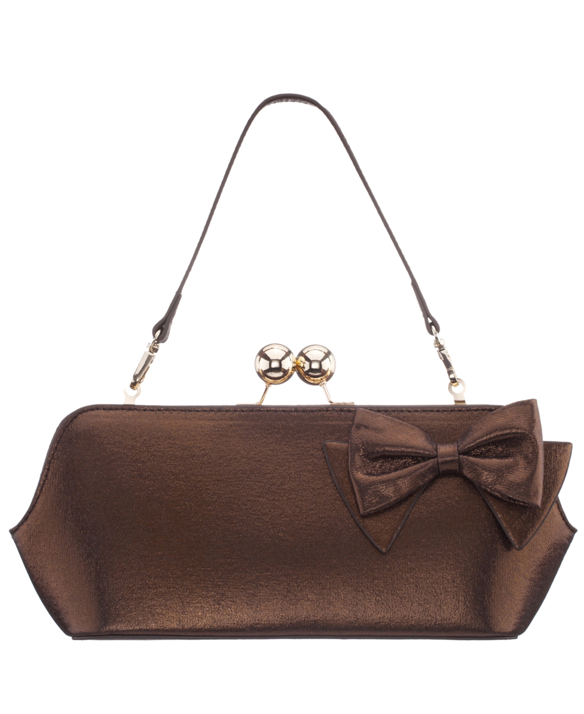 Nina Kenji Vintage Style Small Frame Handbag – Bronze Nina Kenji Vintage Style Small Frame Handbag – Bronze