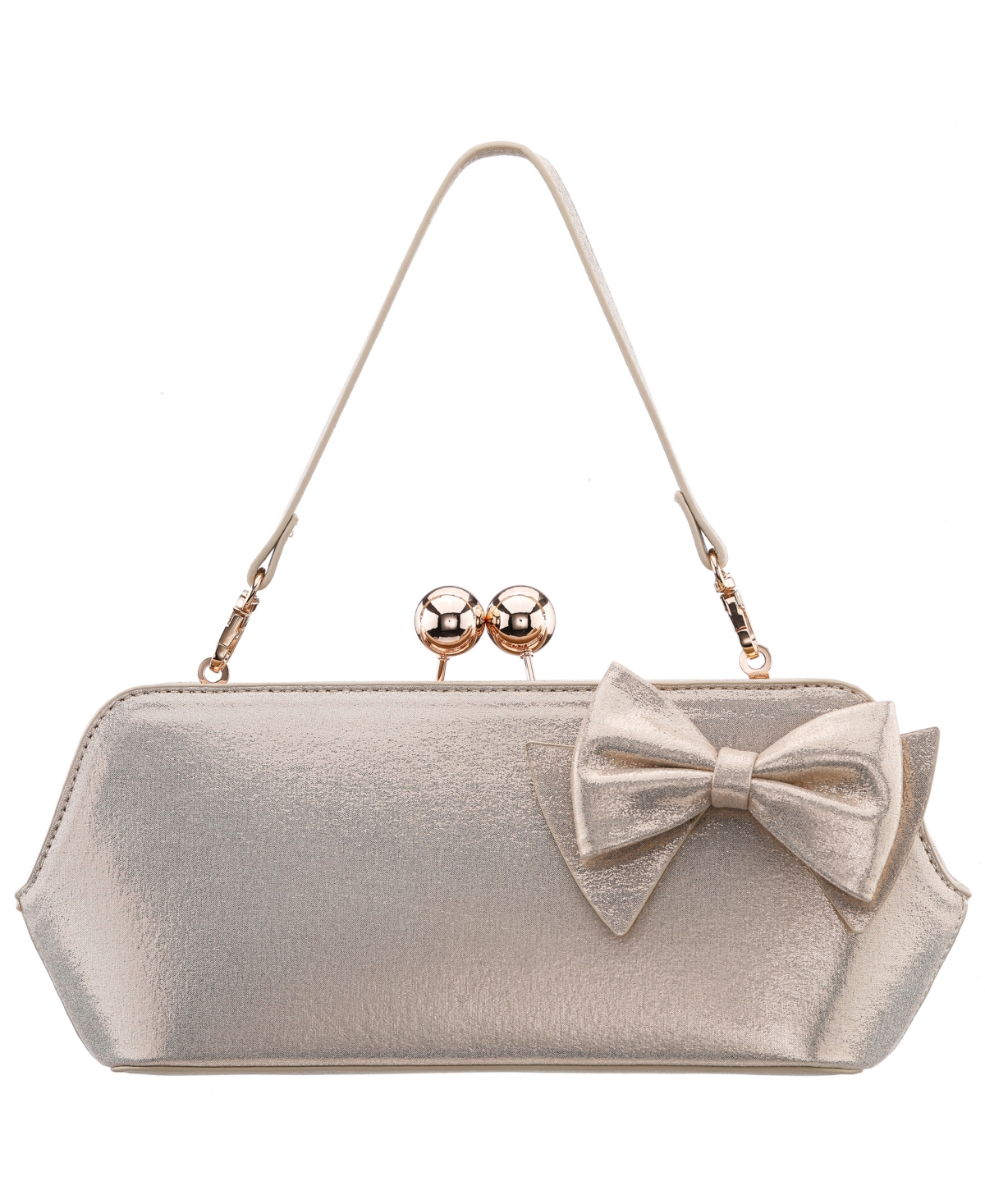 Nina Kenji Vintage Style Small Frame Handbag – Platino Nina Kenji Vintage Style Small Frame Handbag – Platino