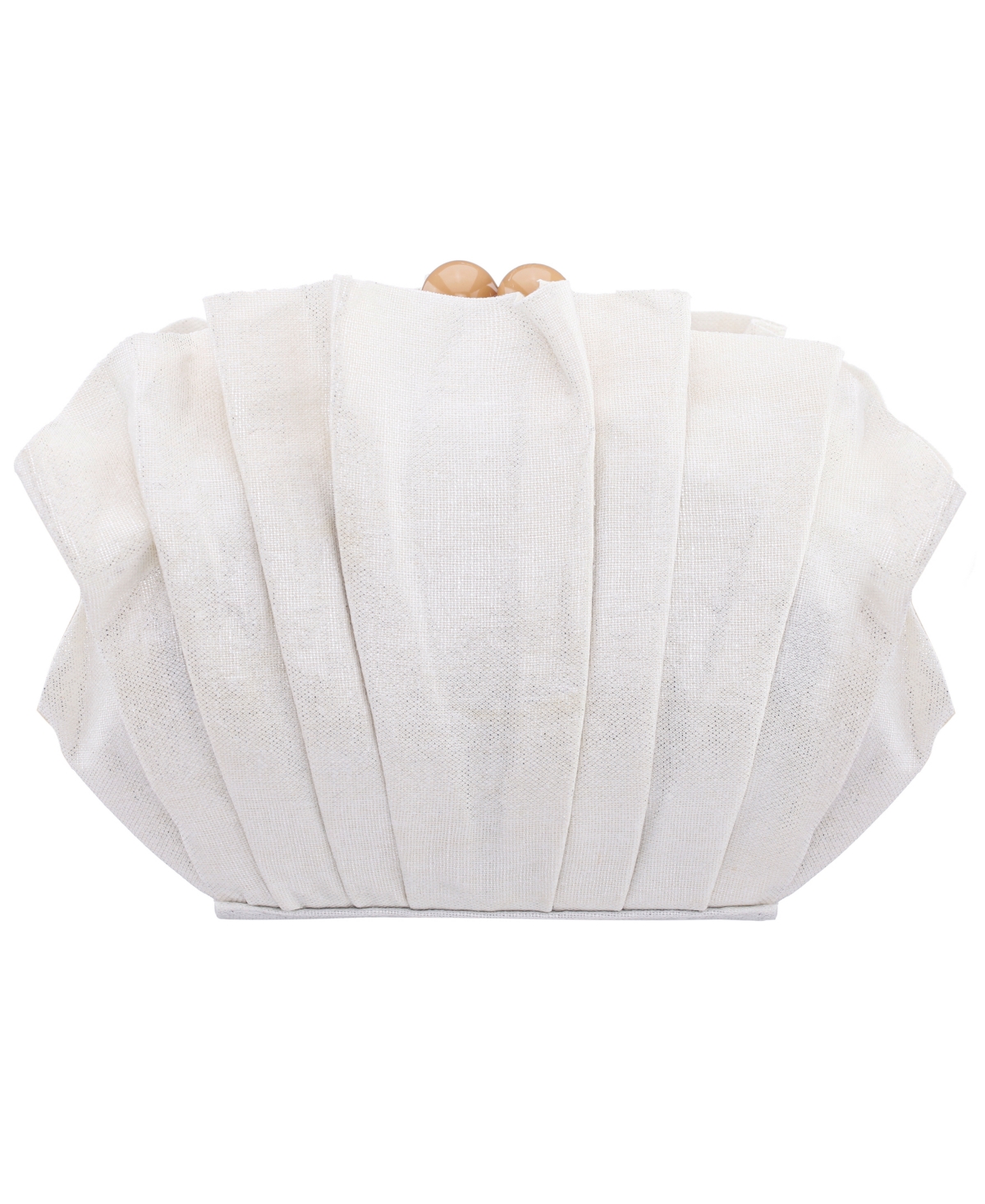 Nina Reef Shell Minaudiere Small Clutch Handbag – Silver Nina Reef Shell Minaudiere Small Clutch Handbag – Silver