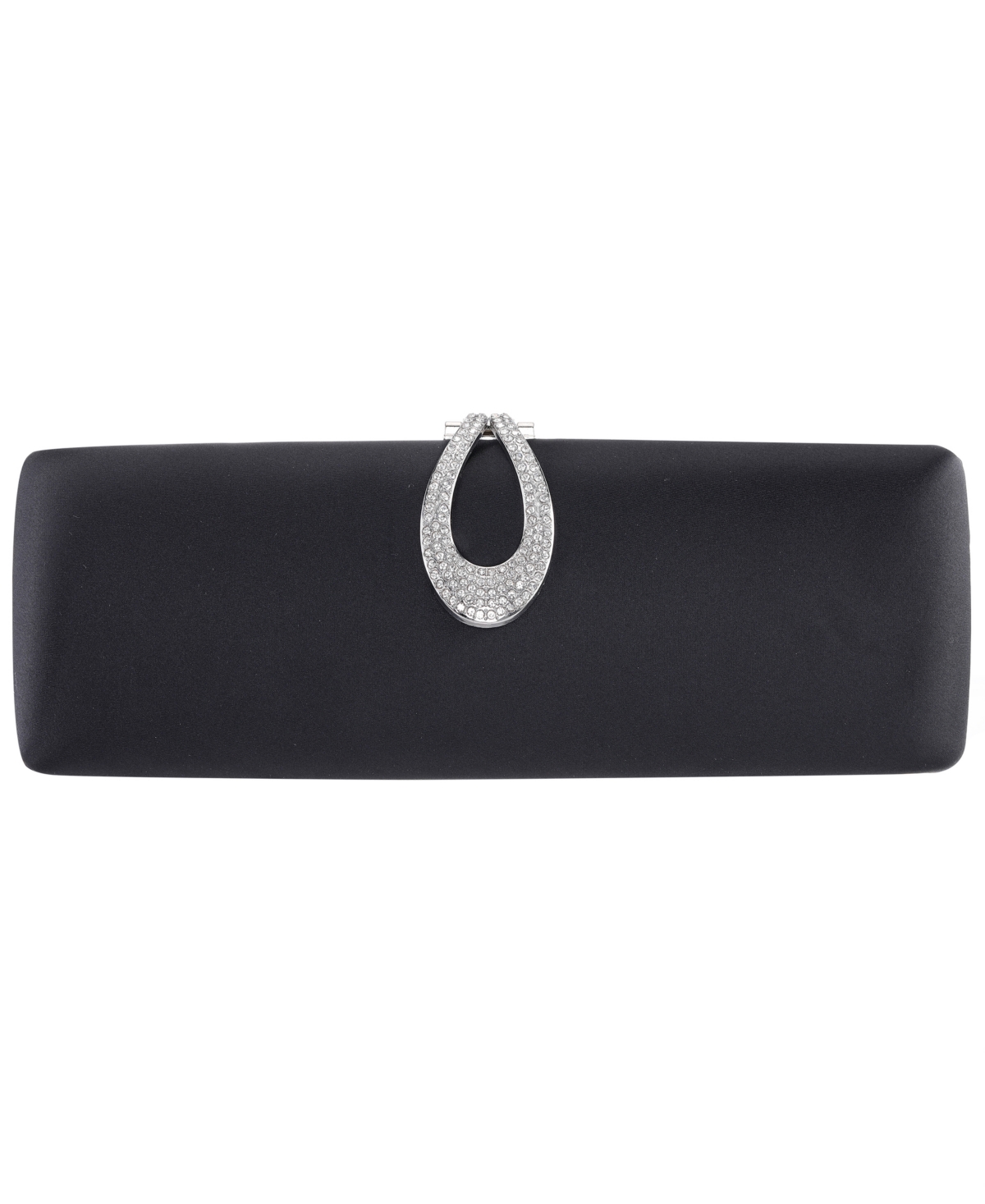 Nina Rumi Slim Minaudiere Small Clutch Handbag – Black Multi Nina Rumi Slim Minaudiere Small Clutch Handbag – Black Multi