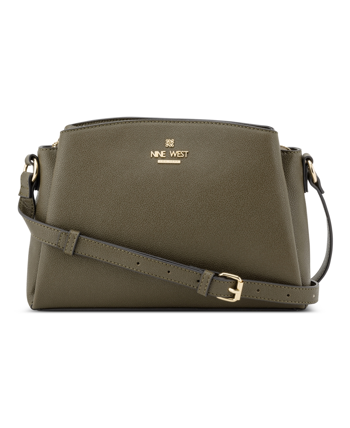 Nine West Luela Small Crossbody Handbag – Drak Olive Nine West Luela Small Crossbody Handbag – Drak Olive