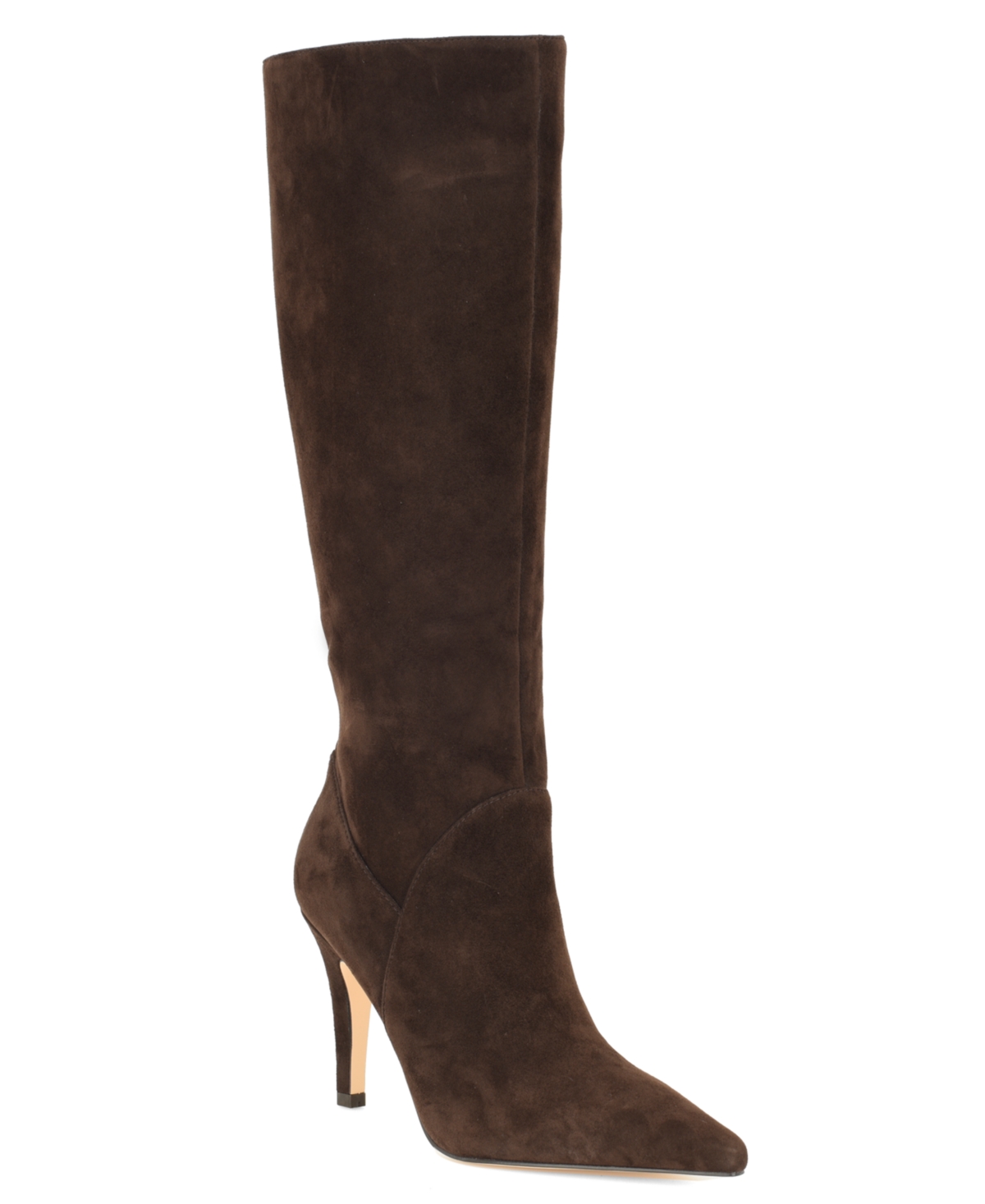 Nine West Women’s Korin Pointed Toe Tall Dress Boots – Dark Brown Suede Nine West Women’s Korin Pointed Toe Tall Dress Boots – Dark Brown Suede
