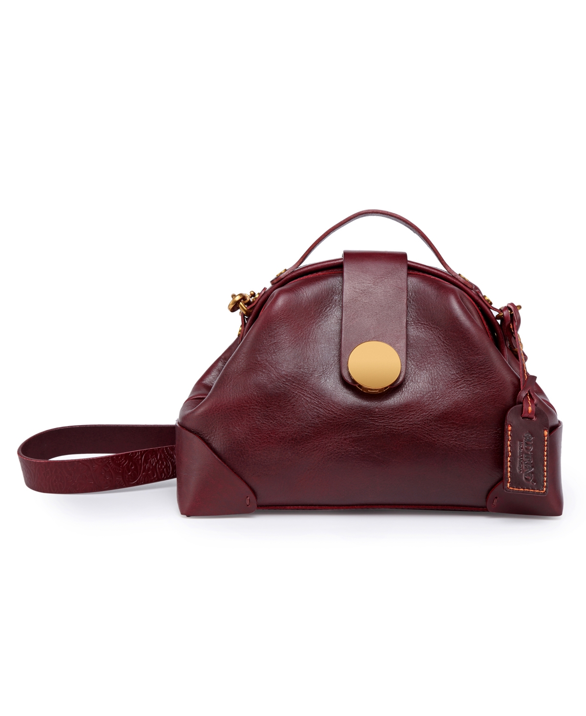 Old Trend Gypsy Soul Leather Crossbody Bag – Burgundy