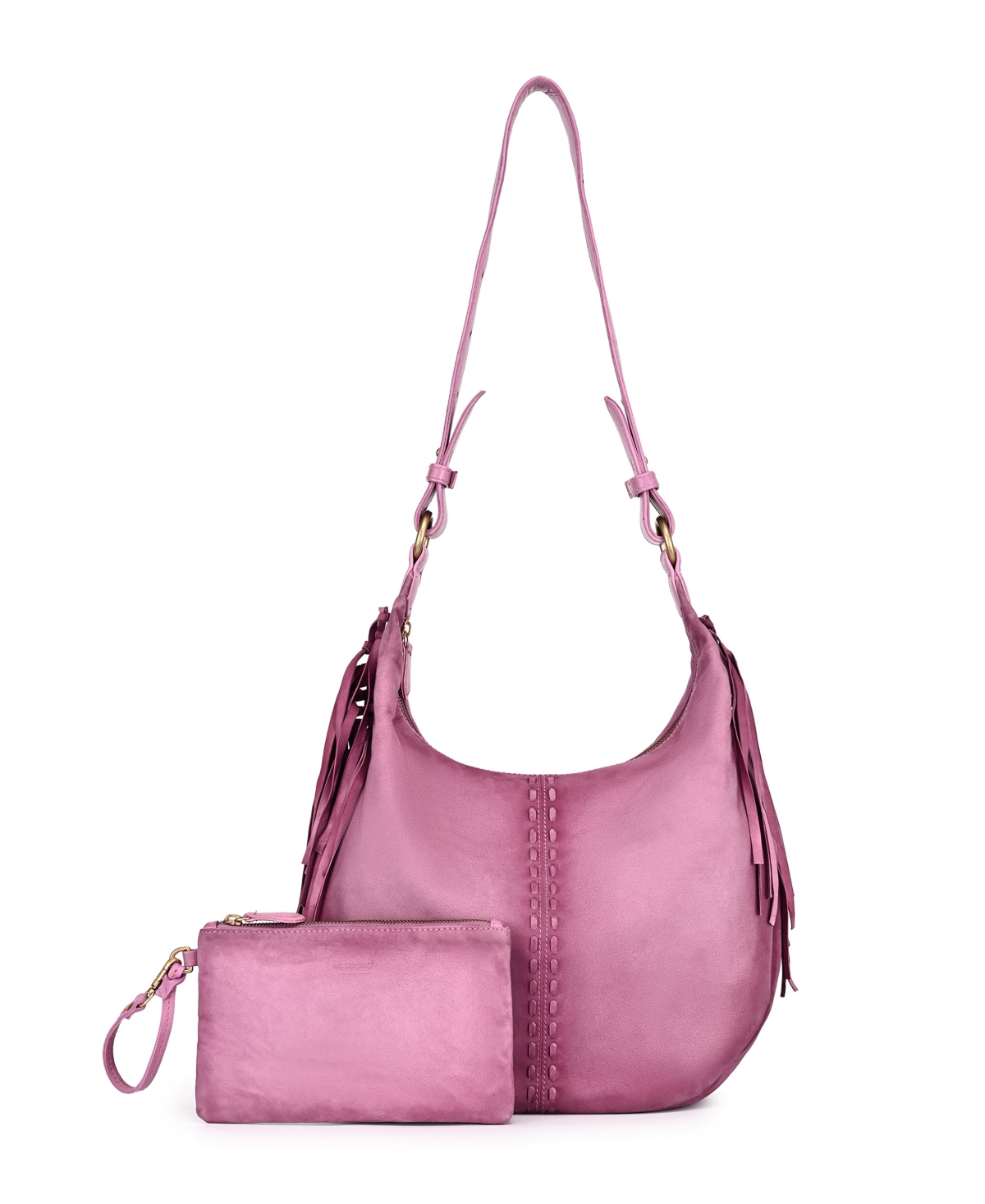 Old Trend Hydrangea Large Vintage Ombre Shoulder Handbag – Powder Pink Old Trend Hydrangea Large Vintage Ombre Shoulder Handbag – Powder Pink
