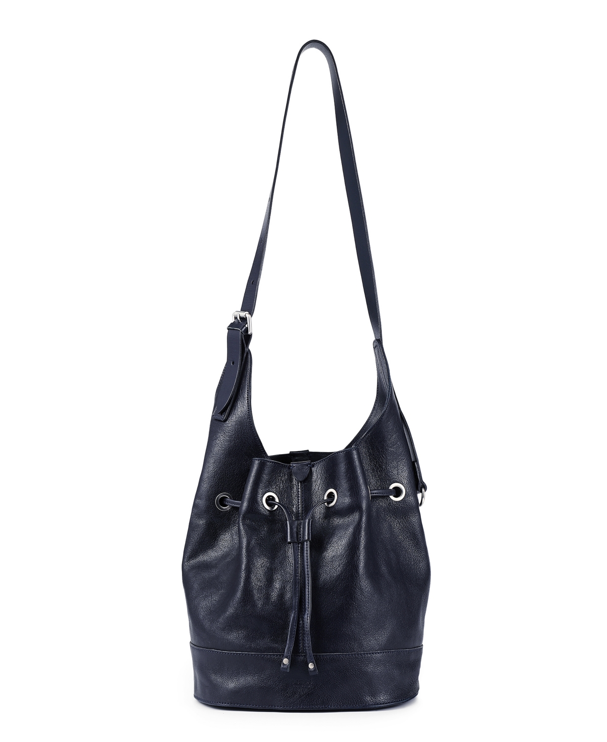 Old Trend Lily Shoulder Bucket Bag – Navy