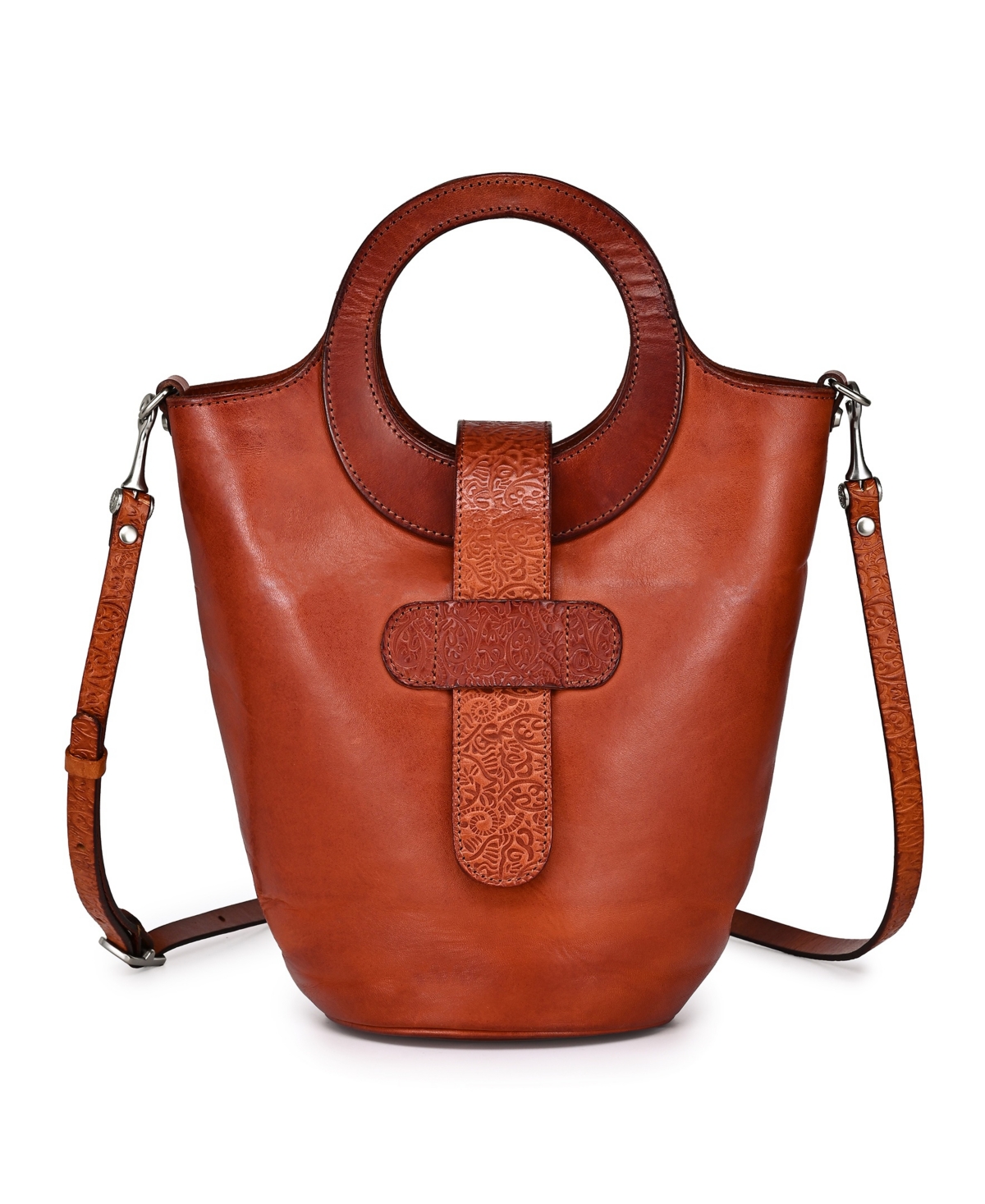 Old Trend Lily Small Bucket Crossbody Bag – Chestnut Brown Old Trend Lily Small Bucket Crossbody Bag – Chestnut Brown
