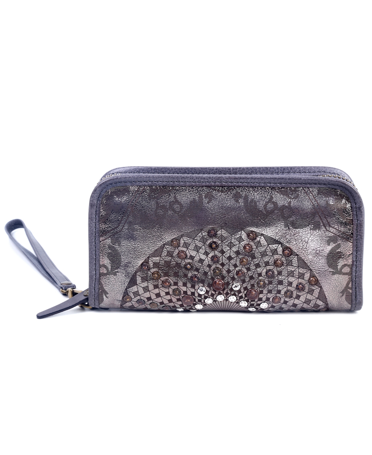 Old Trend Mola Leather Clutch – Silver Old Trend Mola Leather Clutch – Silver