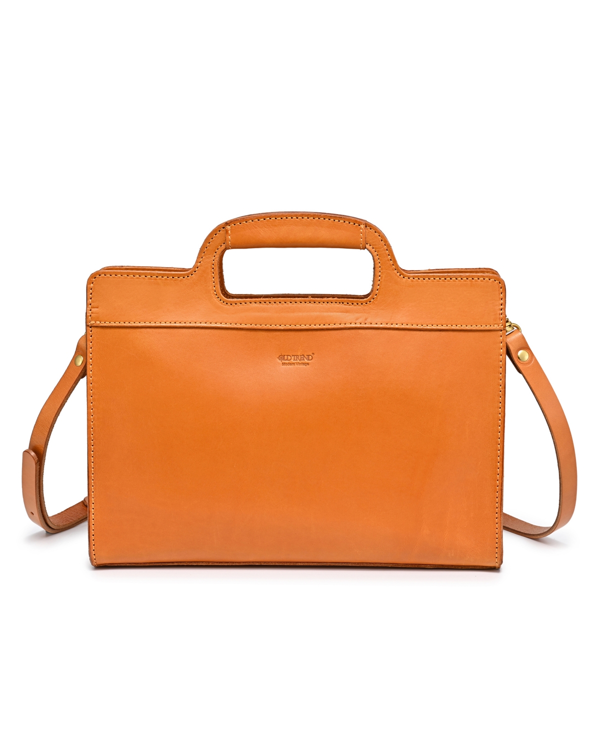 Old Trend Women’s Genuine Leather Sleek Creek Crossbody Bag – Chestnut