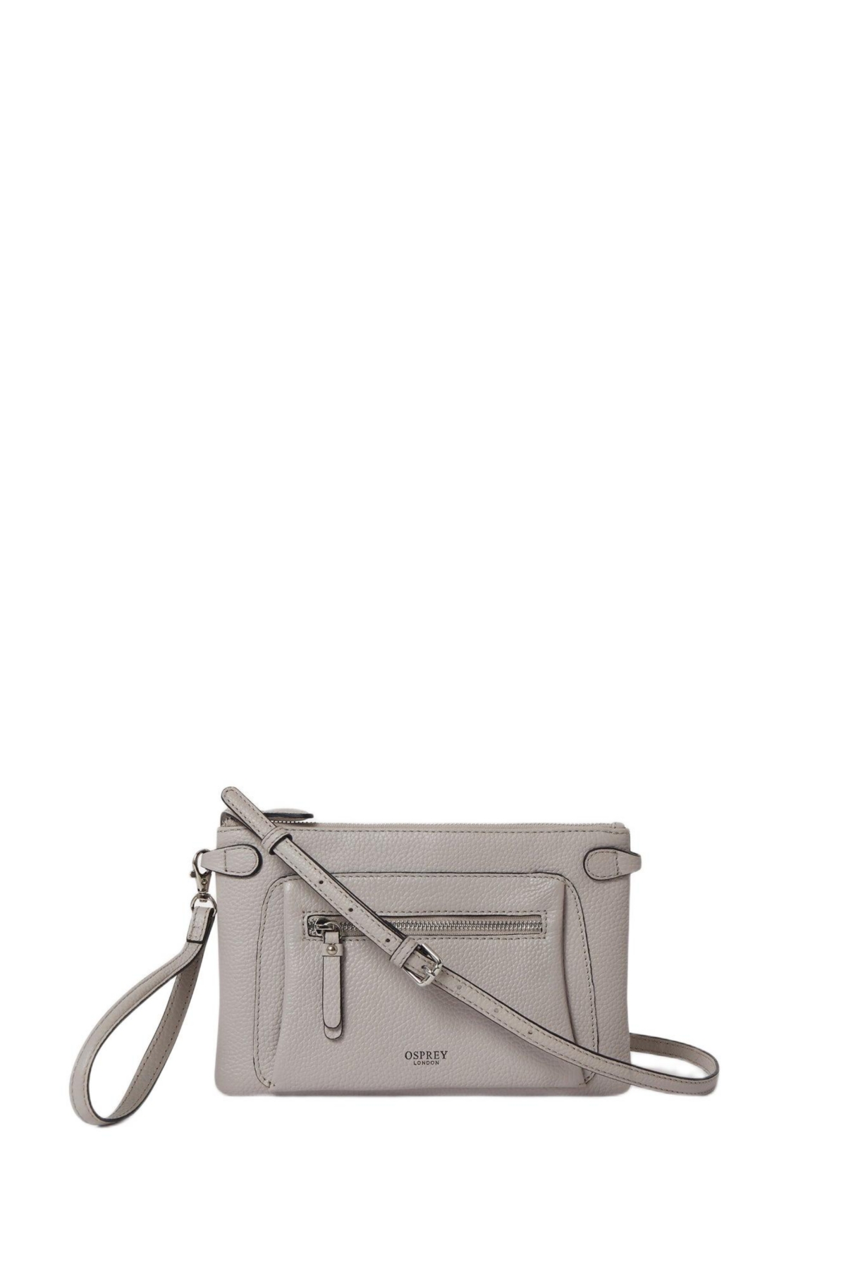 Osprey London Women’s The Ruby Leather Crossbody Bag – Stone Osprey London Women’s The Ruby Leather Crossbody Bag – Stone
