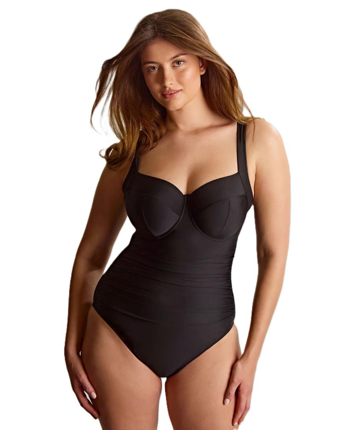 Panache Lingerie Women’s Zadie Underwire Side Support Light Control One Piece Swimsuit – Black Panache Lingerie Women’s Zadie Underwire Side Support Light Control One Piece Swimsuit – Black