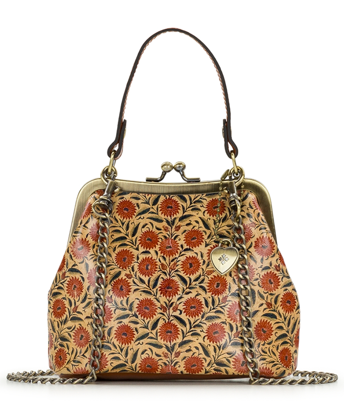 Patricia Nash Laureana Parisian Chain Mini Crossbody Bag – Scandi Antique Ochre Patricia Nash Laureana Parisian Chain Mini Crossbody Bag – Scandi Antique Ochre