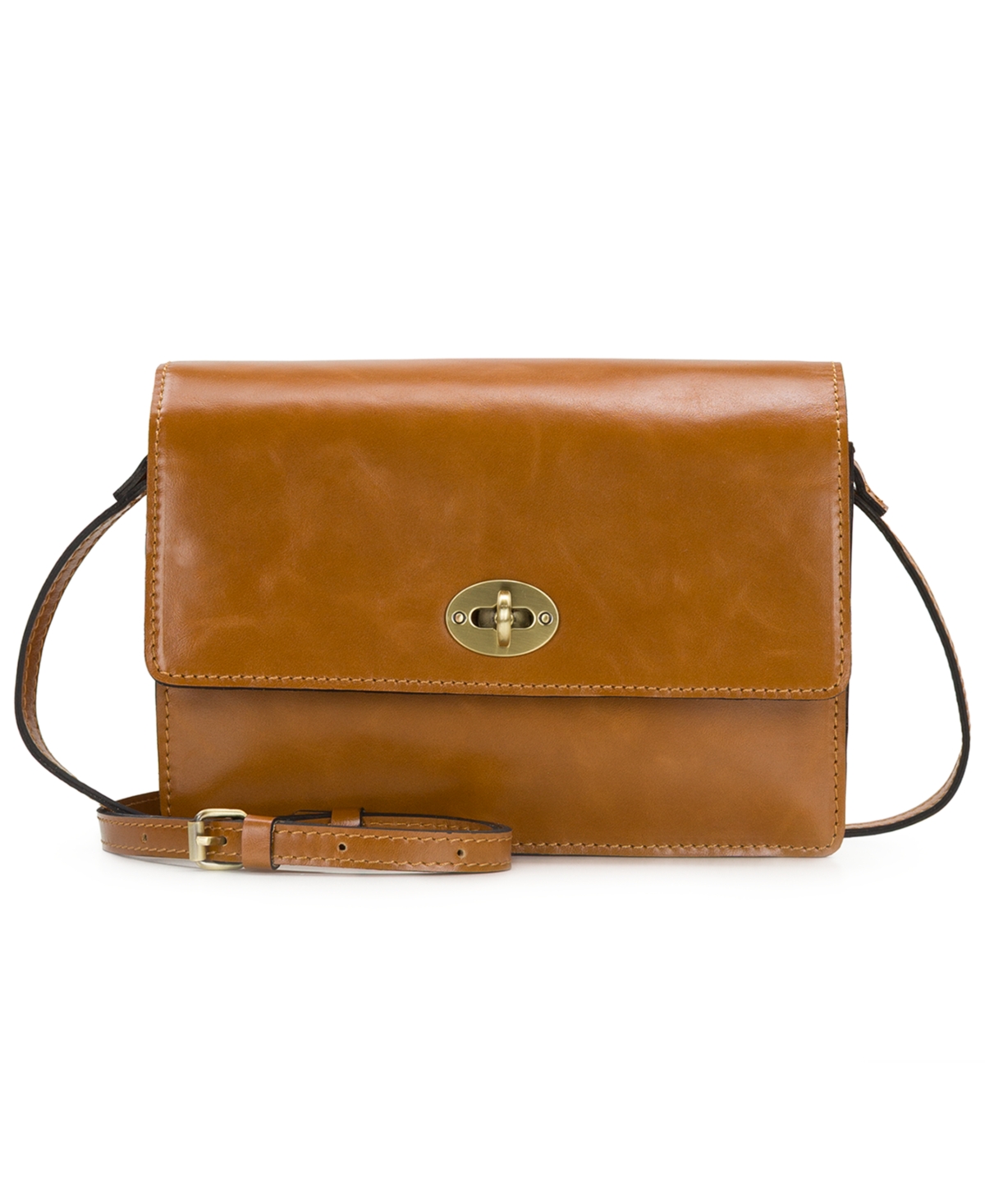 Patricia Nash Livana Small Vintage Distressed Leather Crossbody Bag – Light Tan Patricia Nash Livana Small Vintage Distressed Leather Crossbody Bag – Light Tan