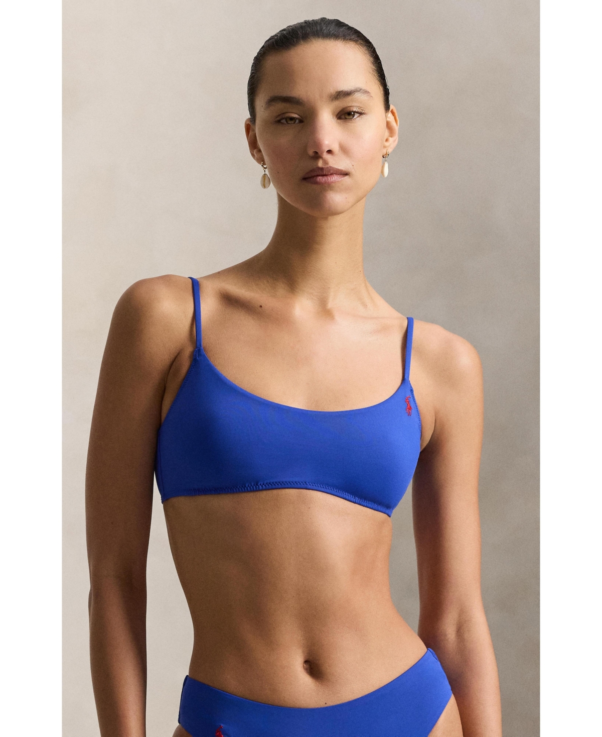 Polo Ralph Lauren Women’s Embroidered Pony Bikini Swimsuit Top – Ultramarine Polo Ralph Lauren Women’s Embroidered Pony Bikini Swimsuit Top – Ultramarine