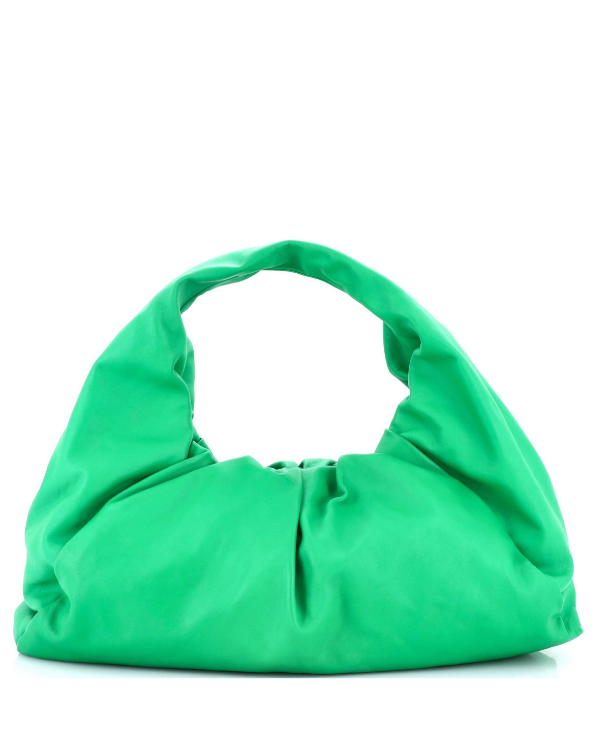 Pre-Owned Bottega Veneta Maxi The Shoulder Pouch Leather – Green Pre-Owned Bottega Veneta Maxi The Shoulder Pouch Leather – Green