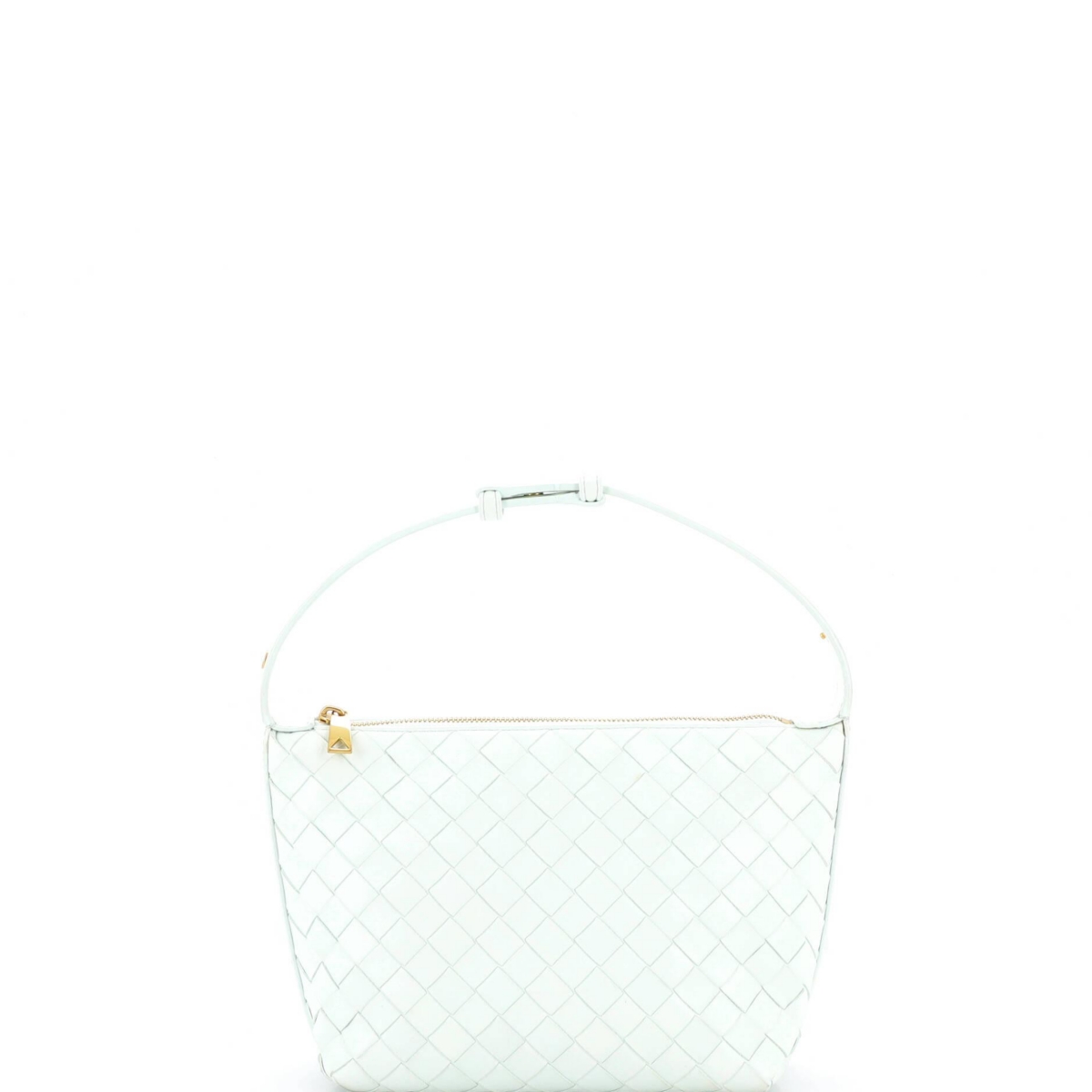 Pre-Owned Bottega Veneta Mini Wallace Shoulder Bag Intrecciato Nappa – Green