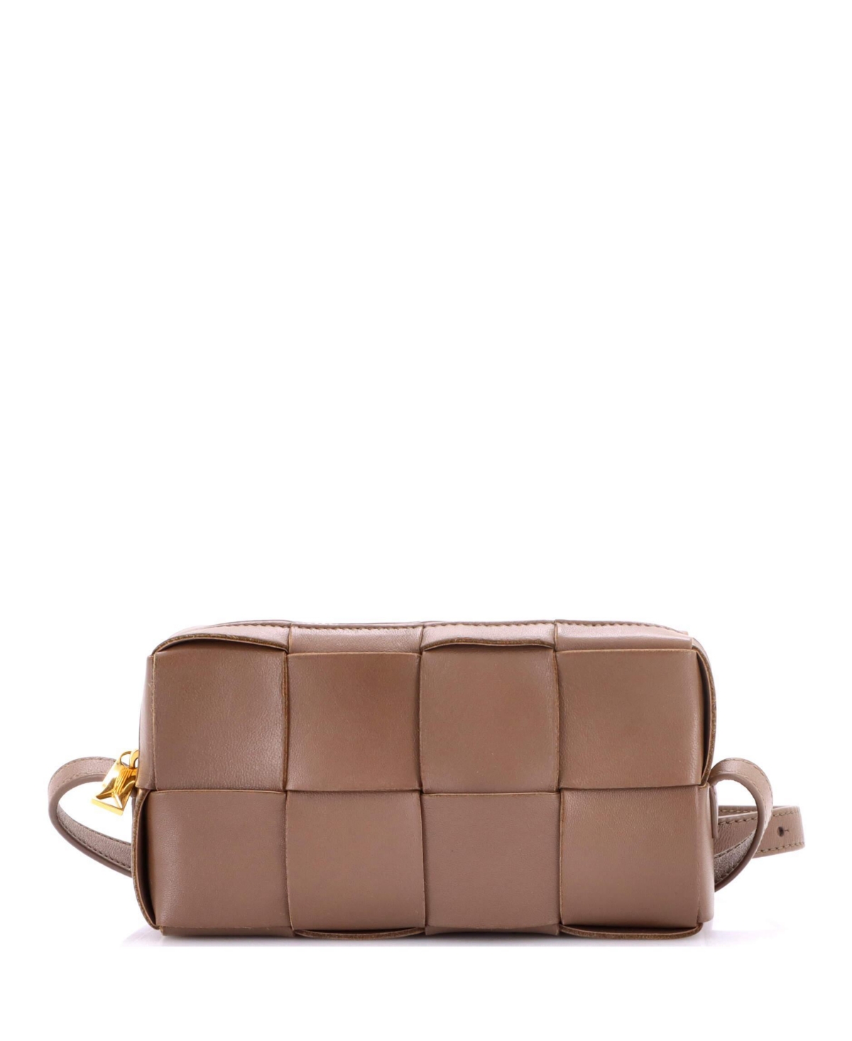 Pre-Owned Bottega Veneta Small Brick Cassette Shoulder Bag Maxi Intrecciato Leather – Brown Pre-Owned Bottega Veneta Small Brick Cassette Shoulder Bag Maxi Intrecciato Leather – Brown