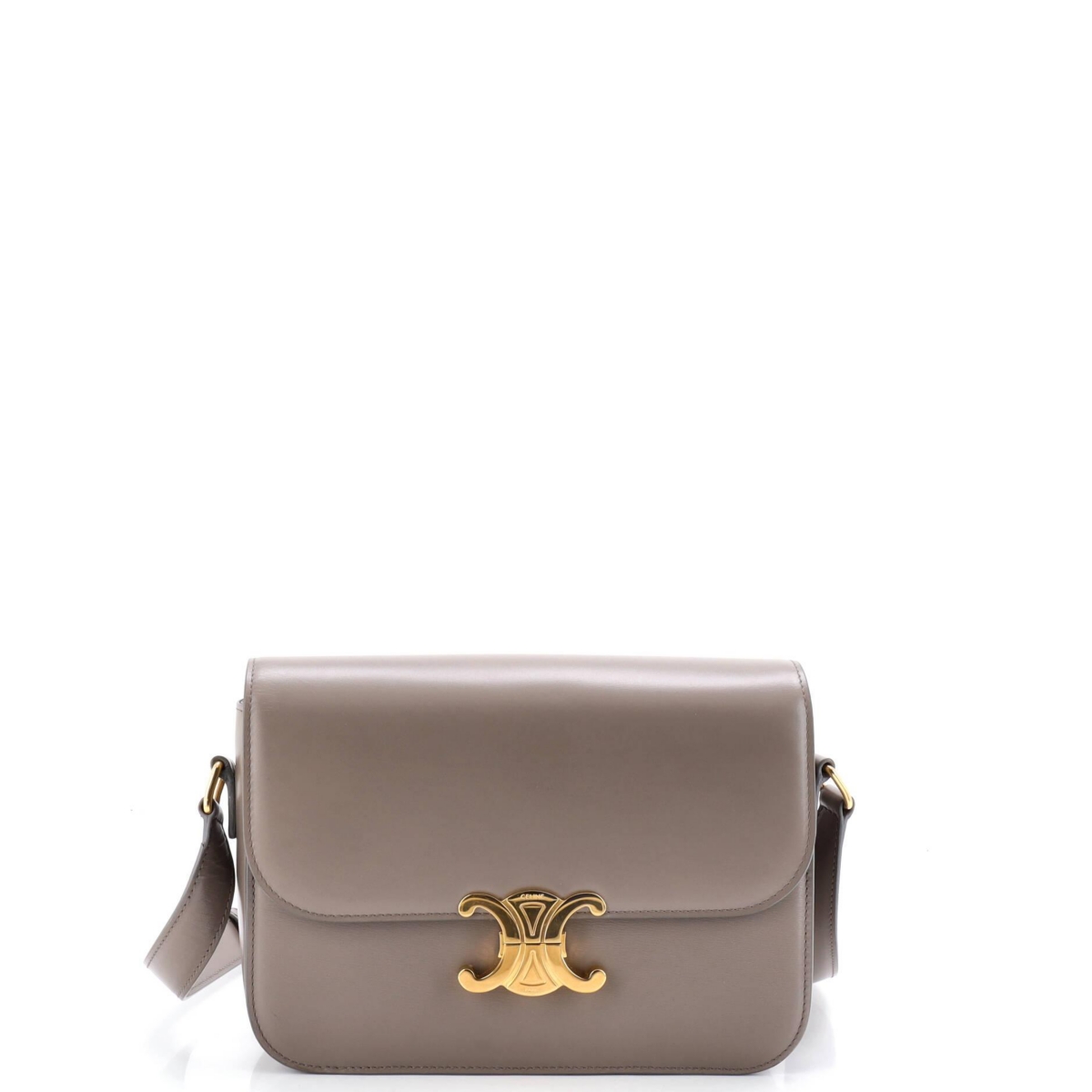 Pre-Owned Celine Medium Triomphe Shoulder Bag Smooth Calfskin – Brown Pre-Owned Celine Medium Triomphe Shoulder Bag Smooth Calfskin – Brown