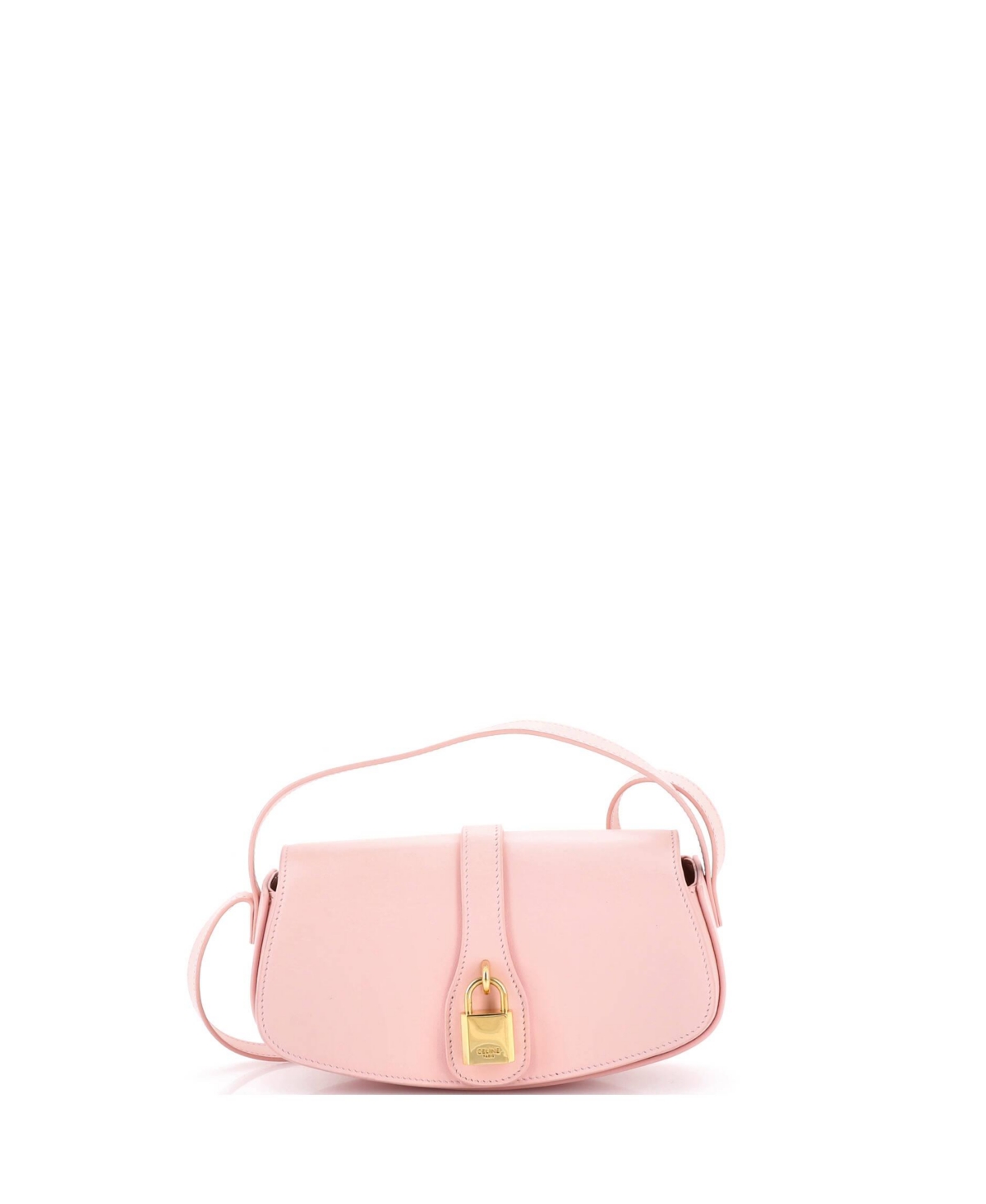 Pre-Owned Celine Tabou Clutch with Strap Smooth Calfskin – Pink