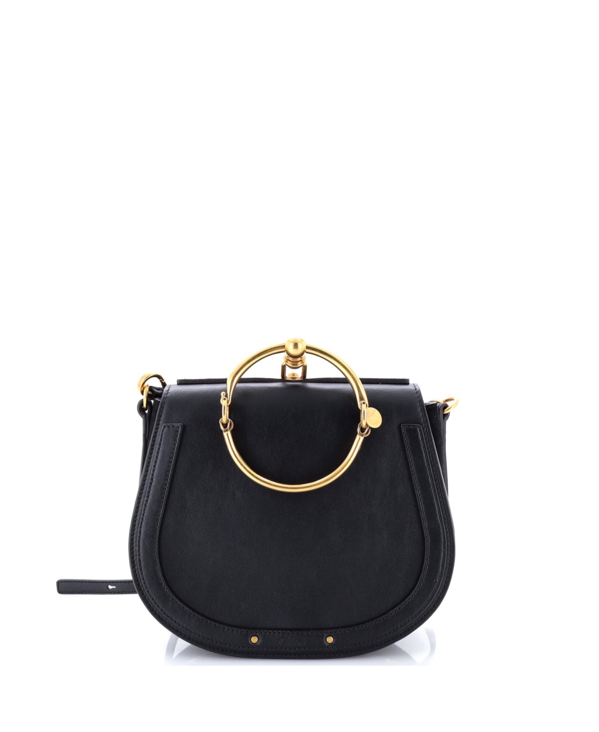 Pre-Owned Chloe Medium Nile Crossbody Bag Leather – Black Pre-Owned Chloe Medium Nile Crossbody Bag Leather – Black